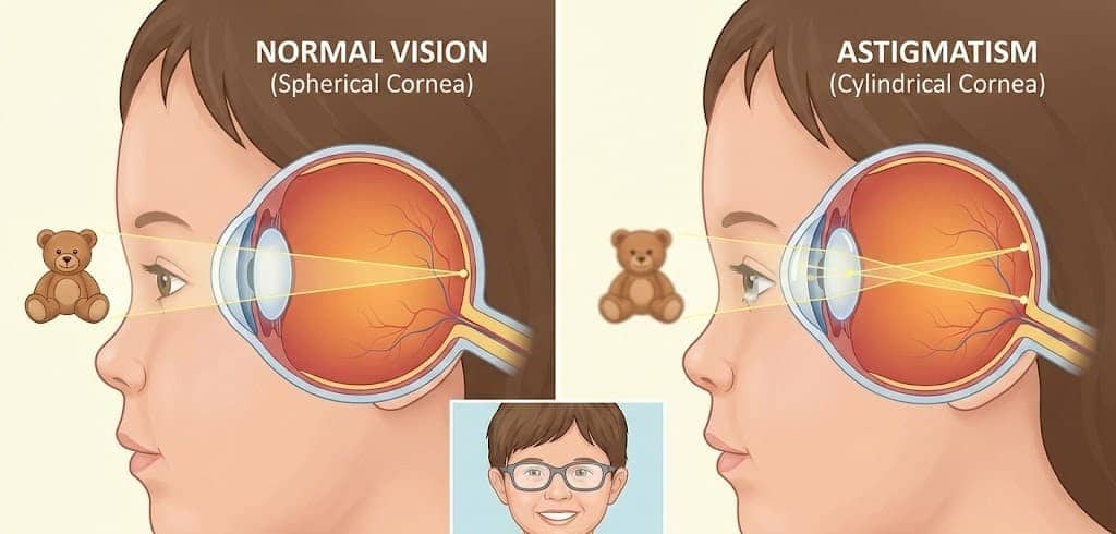 צילינדר בעין אצל ילדים