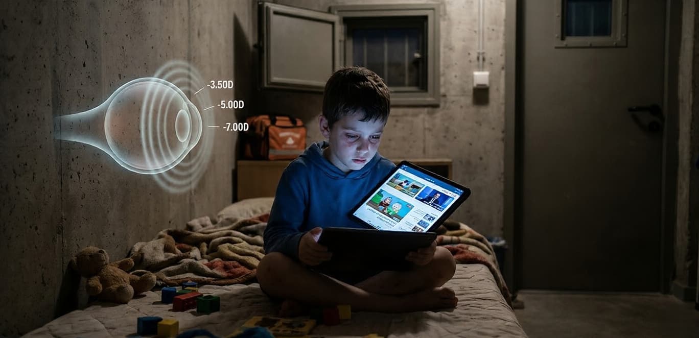 שהייה ממושכת בממד פוגעת בעיני ילדינו